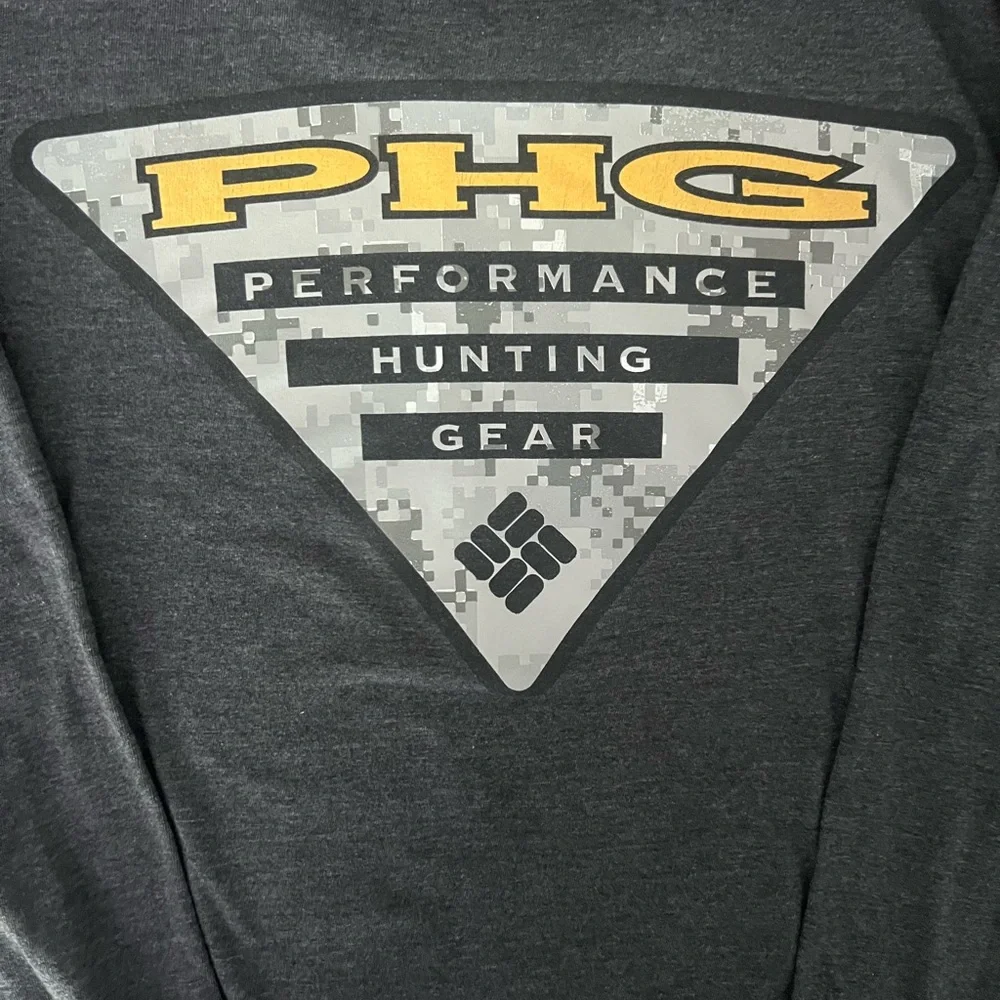 Columbia Men's Small Gray Long Sleeve Tee - Picture 2 of 3